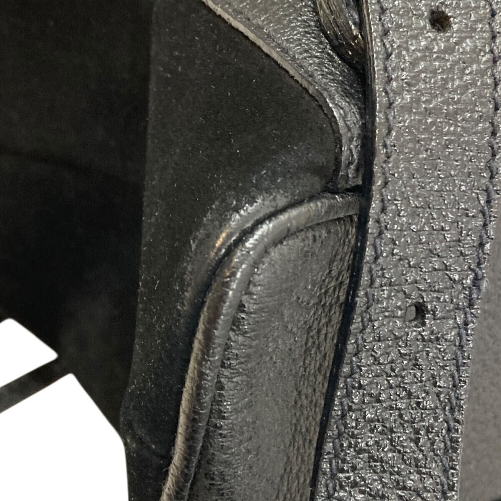 Gucci Bamboo Drawstring Backpack Rucksack Leather Black - Picture 5 of 6